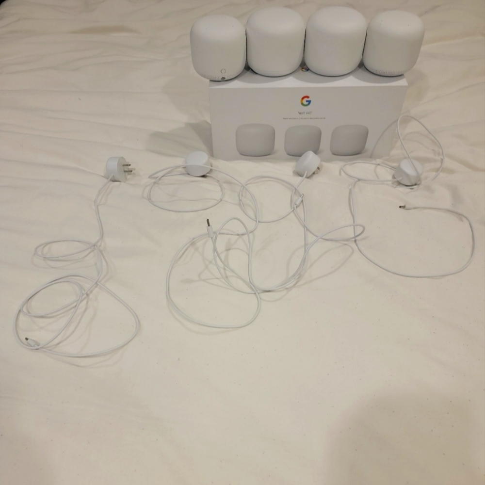 Google Nest WiFi System With 2 Routers And 2 points